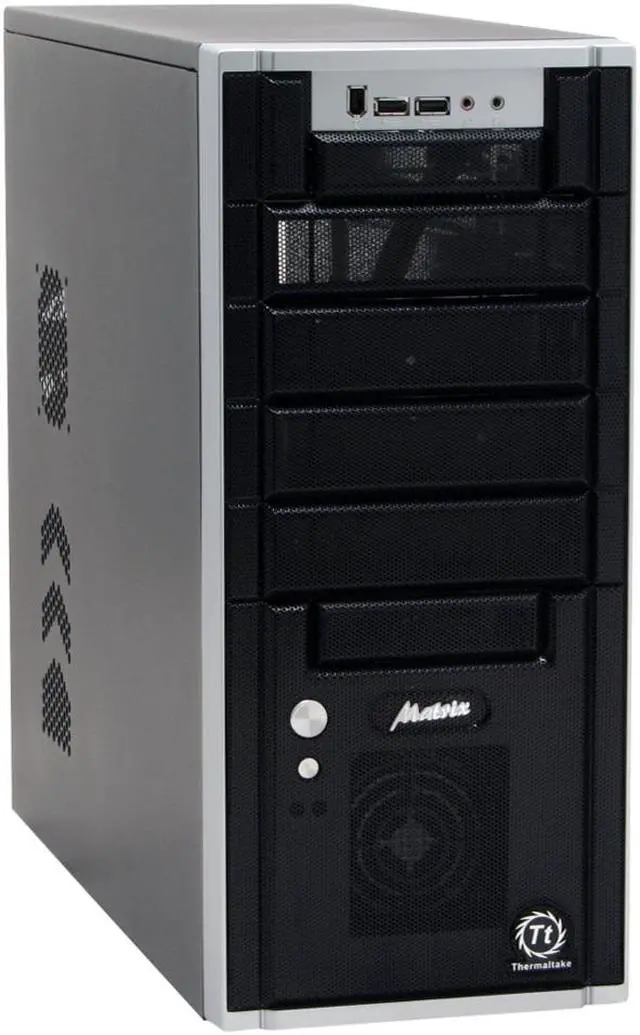 Main image of Thermaltake Matrix VX VD3000BNA Black Aluminum ATX Mid Tower Computer Case