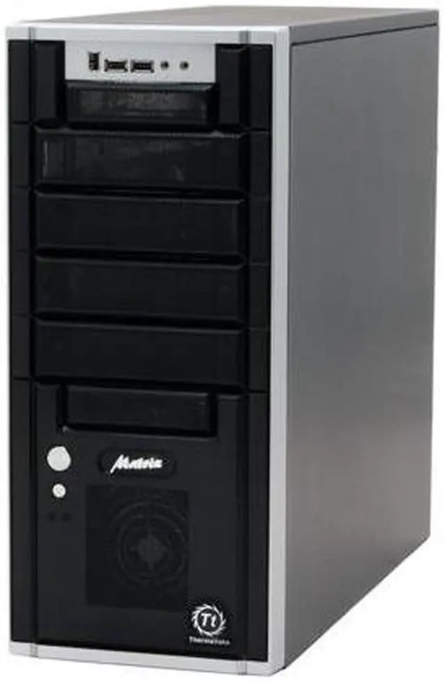 Alt view image 2 of 13 - Thermaltake Matrix VX VD3000BNA Black Aluminum ATX Mid Tower Computer Case