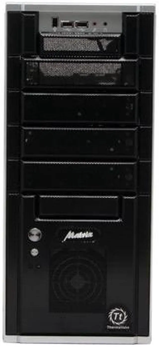 Alt view image 3 of 13 - Thermaltake Matrix VX VD3000BNA Black Aluminum ATX Mid Tower Computer Case
