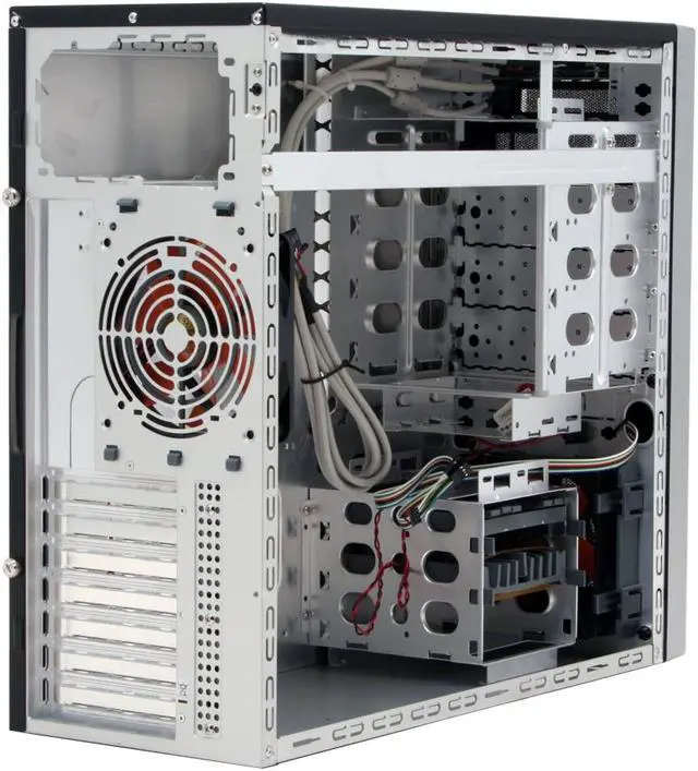 Alt view image 9 of 13 - Thermaltake Matrix VX VD3000BNA Black Aluminum ATX Mid Tower Computer Case