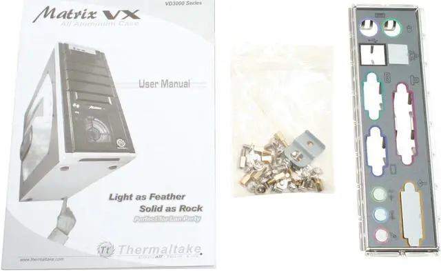 Alt view image 11 of 12 - Thermaltake Matrix VX VD3000SNA Silver Aluminum ATX Mid Tower Computer Case