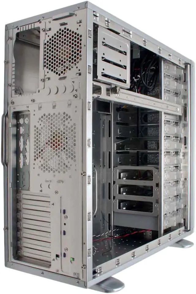 Alt view image 12 of 16 - Thermaltake Armor Series VA8003SWA Silver ATX Full Tower Computer Case w/ 25CM Fan