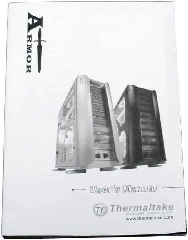 Alt view image 14 of 16 - Thermaltake Armor Series VA8003SWA Silver ATX Full Tower Computer Case w/ 25CM Fan