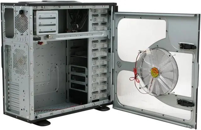 Alt view image 6 of 16 - Thermaltake Armor Series VA8003BWS Black Full Tower Case w/ 25CM Fan