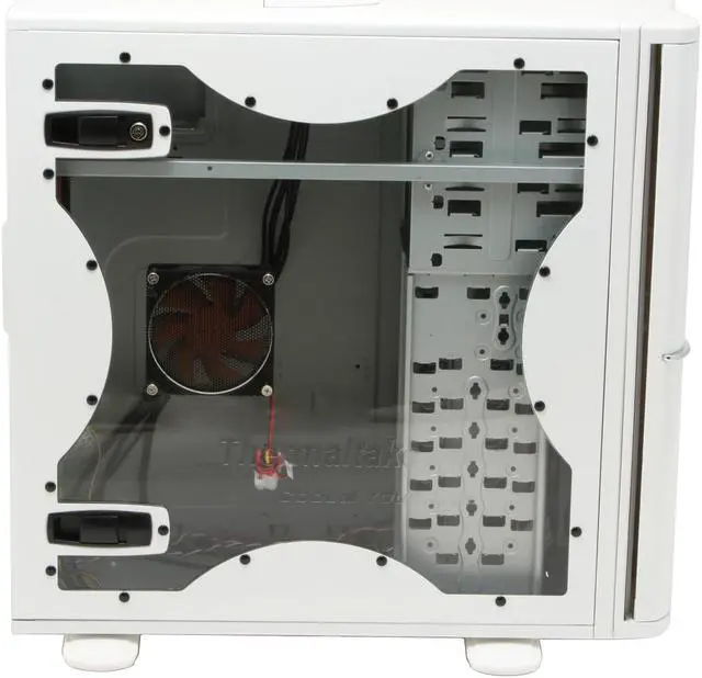 Alt view image 6 of 12 - Thermaltake Soprano VB1000WWS White 0.8 mm SECC Chassis Plastic Front Door ATX Mid Tower Computer Case