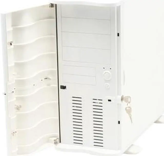 Alt view image 2 of 9 - Thermaltake Soprano VB1000WNS White Steel / Plastic ATX Mid Tower Computer Case