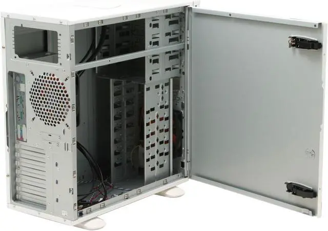 Alt view image 7 of 9 - Thermaltake Soprano VB1000WNS White Steel / Plastic ATX Mid Tower Computer Case