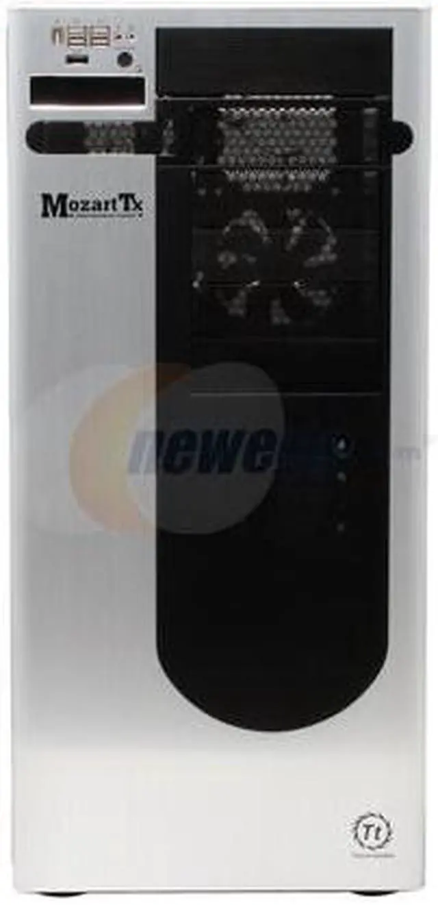 Alt view image 3 of 10 - Thermaltake Black/Silver Aluminum Side Panel / SECC Body MozartTx VE1000BNS Cube Tower