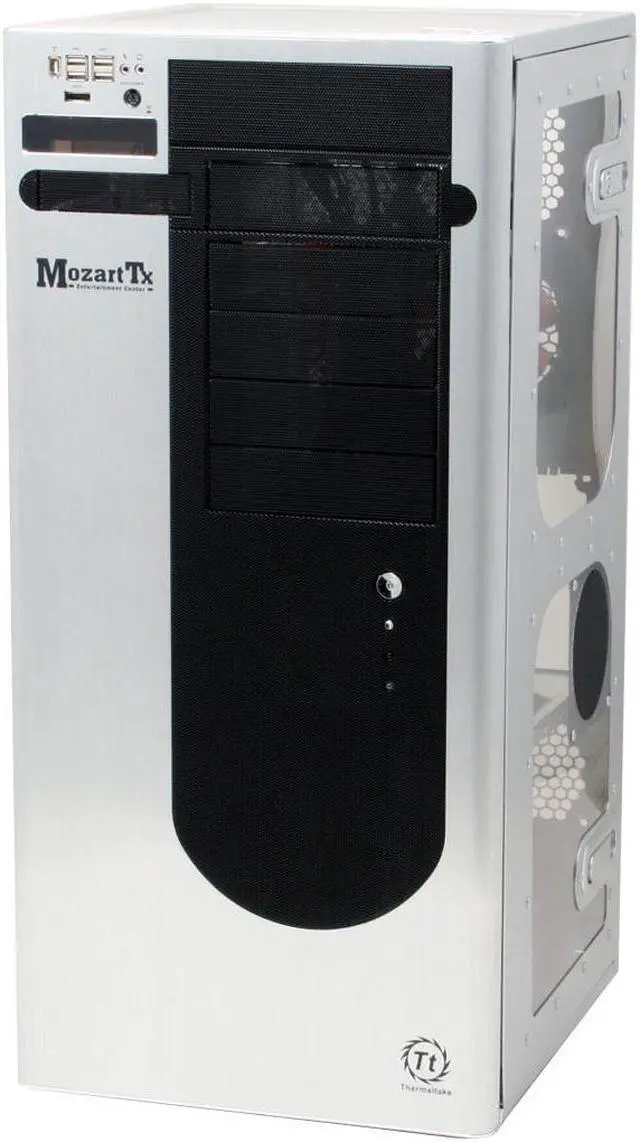 Alt view image 2 of 8 - Thermaltake Silver Aluminum MozartTx VE1000SWA Cube Tower