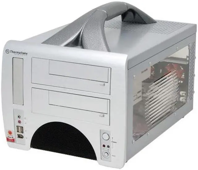 Alt view image 2 of 13 - Thermaltake VF1000SWA Silver Aluminum Micro ATX Desktop Computer Case