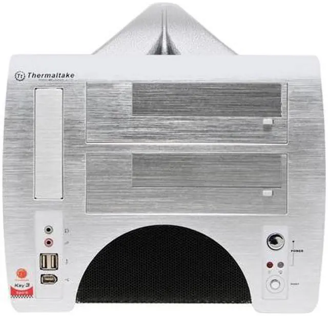 Alt view image 3 of 13 - Thermaltake VF1000SWA Silver Aluminum Micro ATX Desktop Computer Case