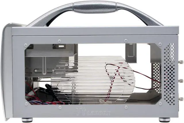 Alt view image 5 of 13 - Thermaltake VF1000SWA Silver Aluminum Micro ATX Desktop Computer Case