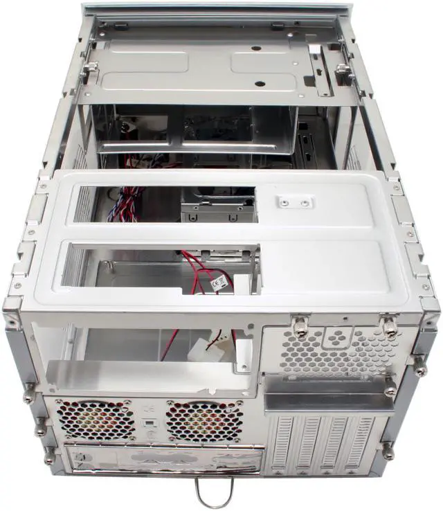 Alt view image 7 of 13 - Thermaltake VF1000SWA Silver Aluminum Micro ATX Desktop Computer Case