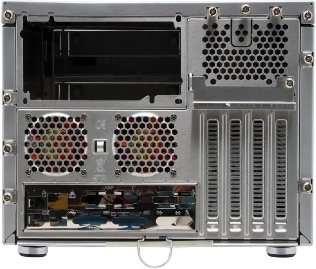 Alt view image 10 of 13 - Thermaltake VF1000SWA Silver Aluminum Micro ATX Desktop Computer Case