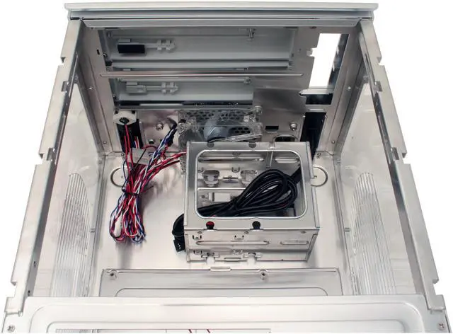 Alt view image 8 of 13 - Thermaltake VF1000SWA Silver Aluminum Micro ATX Desktop Computer Case