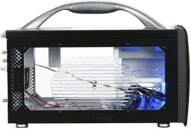 Alt view image 4 of 4 - Thermaltake VF1000BWS Black Aluminum Front Panel/ SECC Chassis Micro ATX Desktop Computer Case