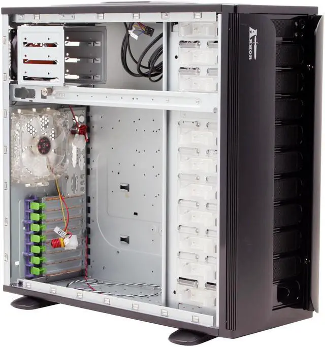 Alt view image 9 of 14 - Thermaltake Armor Extreme Edition VA8004BWS Black 1.0mm SECC Chassis/ Aluminum  Front Bezel ATX Full Tower Computer Case