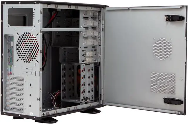 Alt view image 11 of 13 - Thermaltake Soprano DX VE7000BNS Black 0.8mm SECC Chassis/ Aluminum Front Bezel ATX Mid Tower Computer Case
