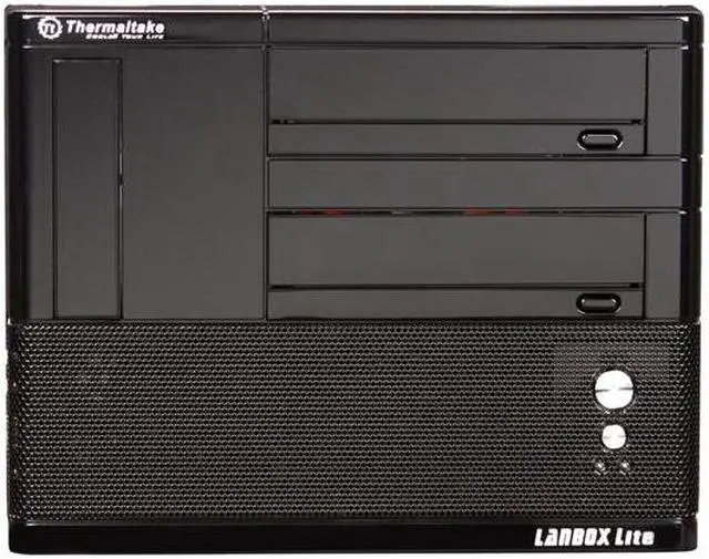 Alt view image 2 of 8 - Thermaltake Black SECC Japanese steel LANBOX Lite VF6000BWS Micro ATX Media Center / HTPC Case