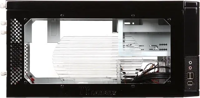 Alt view image 4 of 8 - Thermaltake Black SECC Japanese steel LANBOX Lite VF6000BWS Micro ATX Media Center / HTPC Case