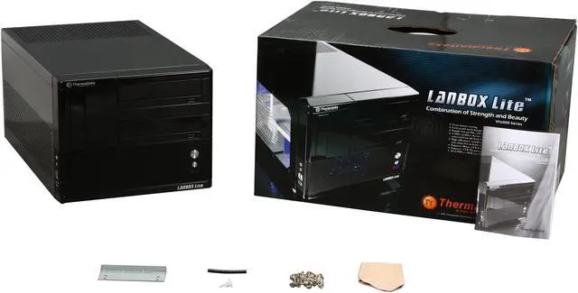 Alt view image 6 of 6 - Thermaltake LANBOX Lite VF6000BNS Black SECC Japanese steel Micro ATX Media Center / HTPC Case Computer Case