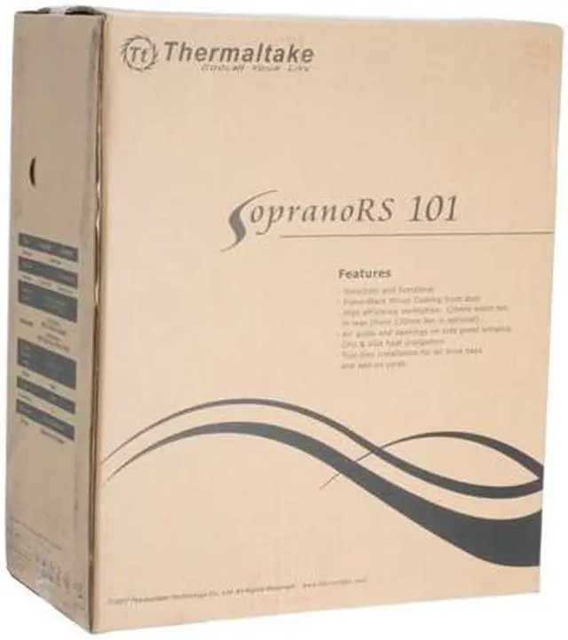 Alt view image 15 of 15 - Thermaltake SopranoRS VG7000BWS Black SECC ATX Mid Tower Computer Case