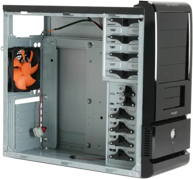 Alt view image 10 of 14 - Thermaltake WingRS VG1000BNS Black SECC ATX Mid Tower Computer Case