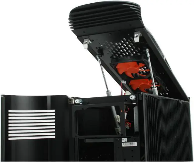 Alt view image 15 of 17 - Thermaltake SwordM VD500LBNA Black/ Silver Aluminum Extrusion ATX Full Tower Liquid Cooling Computer Case
