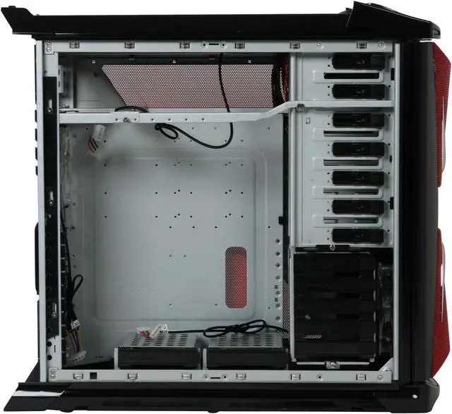 Alt view image 12 of 20 - Thermaltake Xaser VI VG4000BNS Black /  Red Aluminum / Steel ATX Full Tower Computer Case