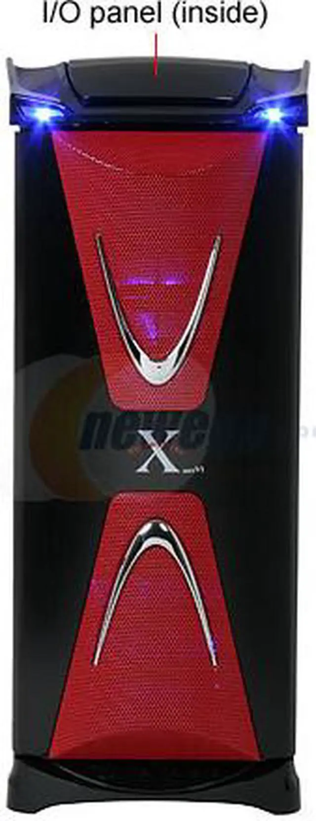 Alt view image 3 of 20 - Thermaltake Xaser VI VG4000BNS Black /  Red Aluminum / Steel ATX Full Tower Computer Case