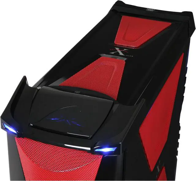 Alt view image 5 of 20 - Thermaltake Xaser VI VG4000BNS Black /  Red Aluminum / Steel ATX Full Tower Computer Case