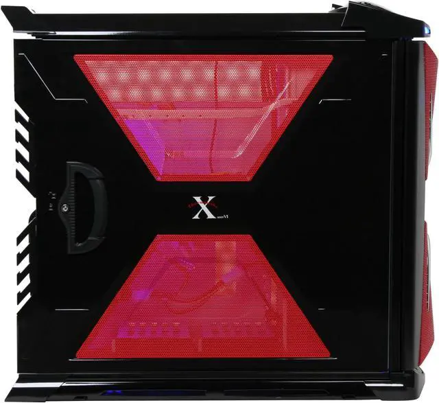 Alt view image 9 of 20 - Thermaltake Xaser VI VG4000BNS Black /  Red Aluminum / Steel ATX Full Tower Computer Case