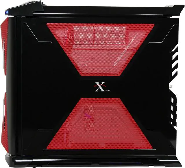 Alt view image 10 of 20 - Thermaltake Xaser VI VG4000BNS Black /  Red Aluminum / Steel ATX Full Tower Computer Case