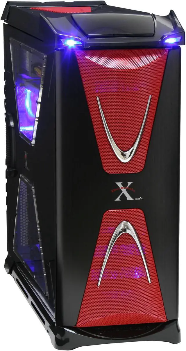 Main image of Thermaltake Xaser VI VG4000BWS Black /  Red Aluminum / Steel ATX Full Tower Computer Case