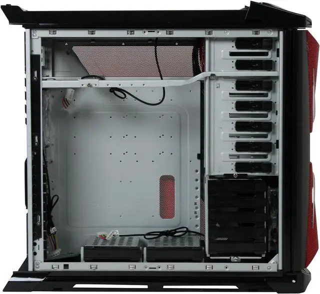Alt view image 12 of 20 - Thermaltake Xaser VI VG4000BWS Black /  Red Aluminum / Steel ATX Full Tower Computer Case