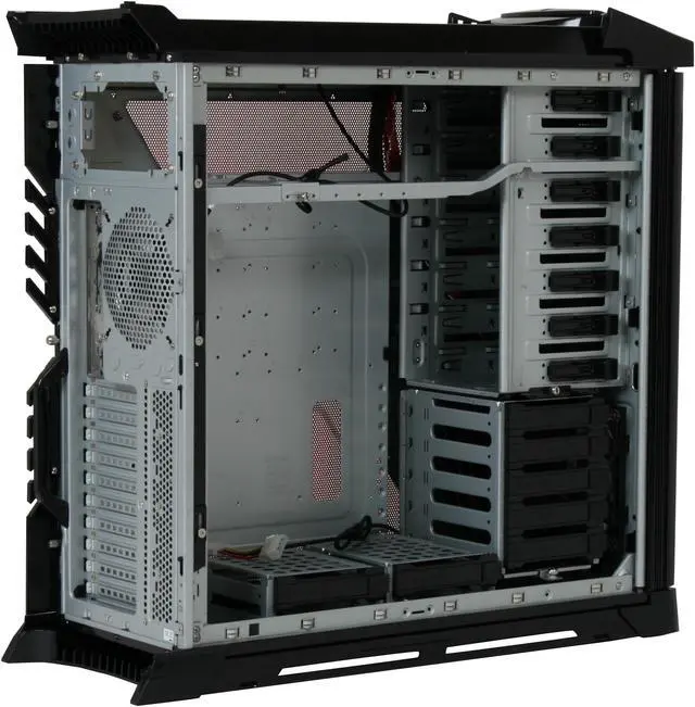 Alt view image 13 of 20 - Thermaltake Xaser VI VG4000BWS Black /  Red Aluminum / Steel ATX Full Tower Computer Case