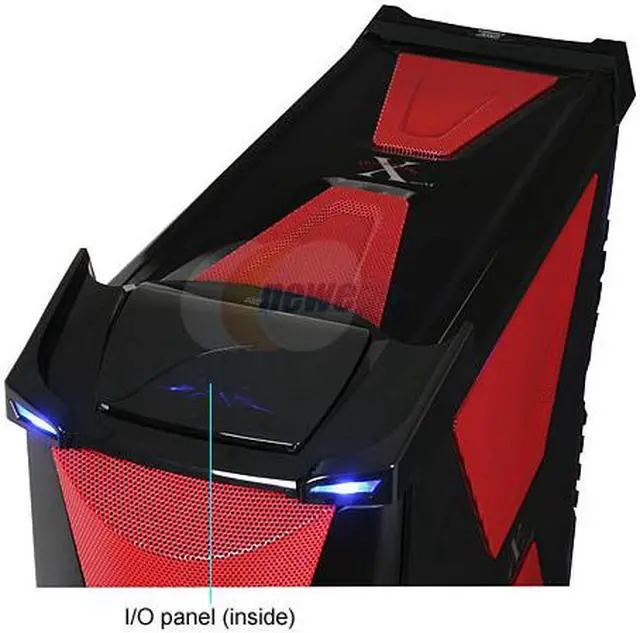 Alt view image 5 of 20 - Thermaltake Xaser VI VG4000BWS Black /  Red Aluminum / Steel ATX Full Tower Computer Case