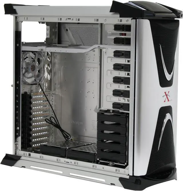 Alt view image 12 of 20 - Thermaltake Xaser VI VG4000SWA Silver / Black Aluminum ATX Full Tower Computer Case