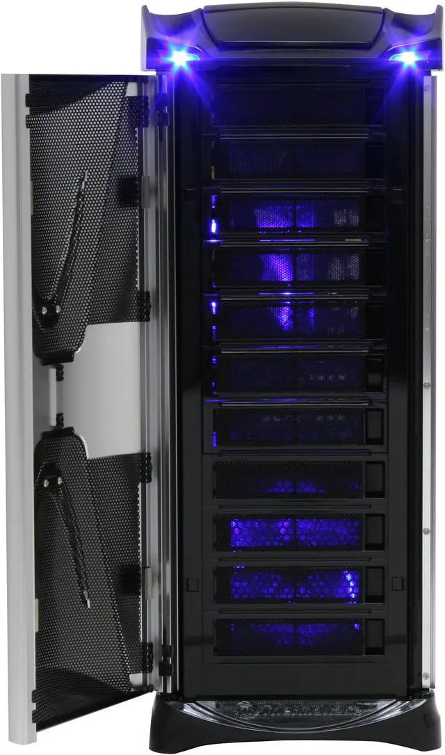 Alt view image 4 of 20 - Thermaltake Xaser VI VG4000SWA Silver / Black Aluminum ATX Full Tower Computer Case