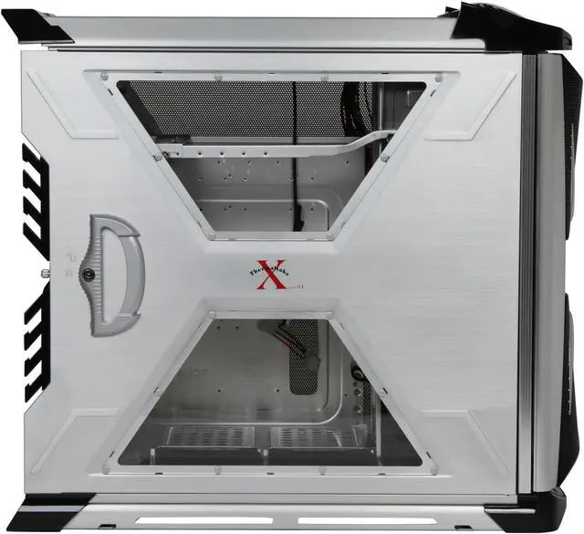 Alt view image 9 of 20 - Thermaltake Xaser VI VG4000SWA Silver / Black Aluminum ATX Full Tower Computer Case