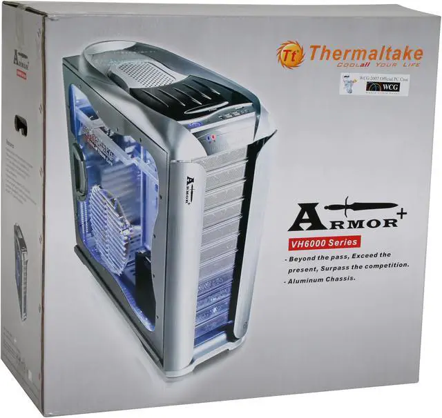 Alt view image 19 of 19 - Thermaltake ArmorPlus(Armor+) VH6000SWA Silver Aluminum ATX Full Tower Computer Case