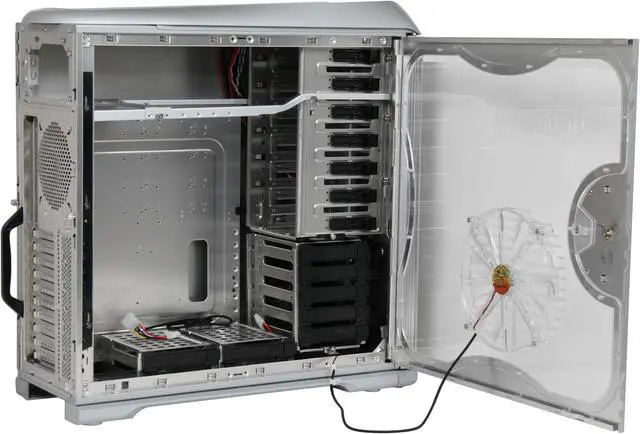 Alt view image 7 of 19 - Thermaltake ArmorPlus(Armor+) VH6000SWA Silver Aluminum ATX Full Tower Computer Case