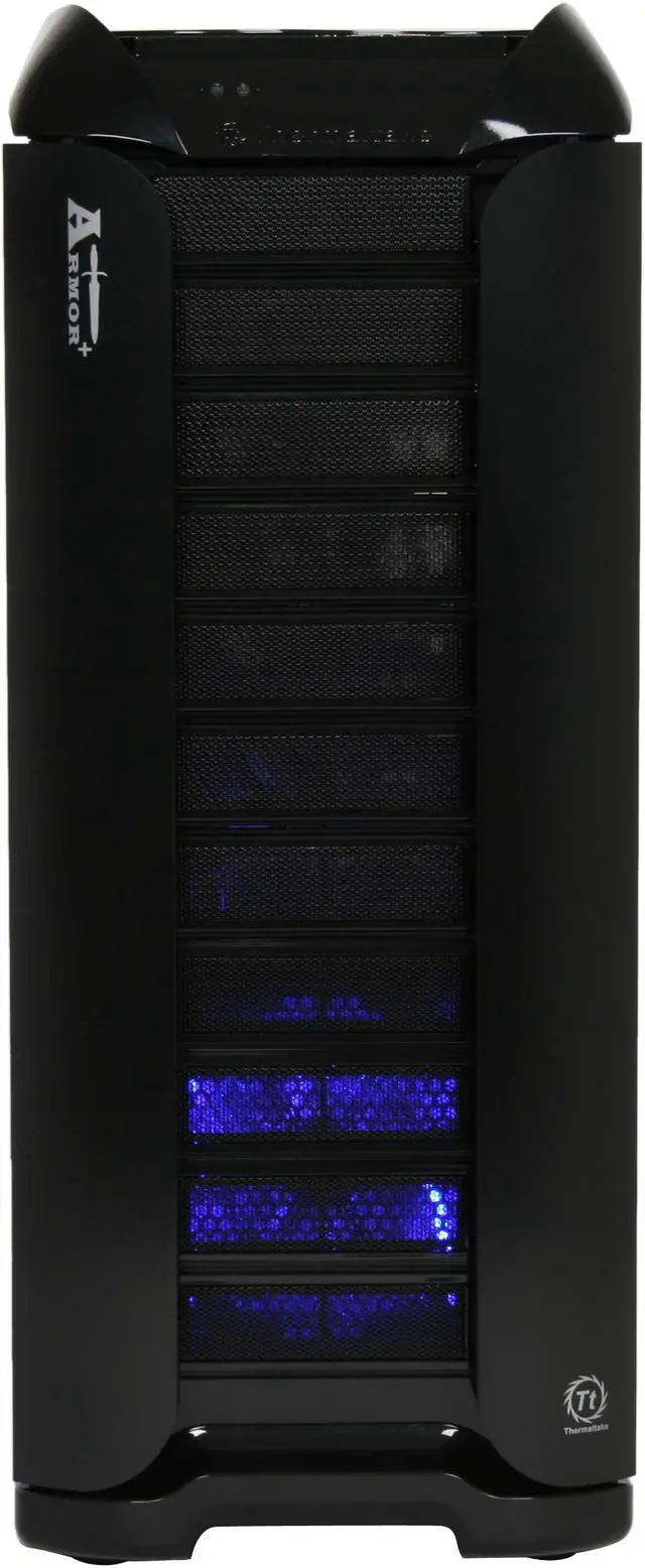 Alt view image 3 of 19 - Thermaltake ArmorPlus(Armor+) VH6000BWS Black Aluminum / Steel ATX Full Tower Computer Case