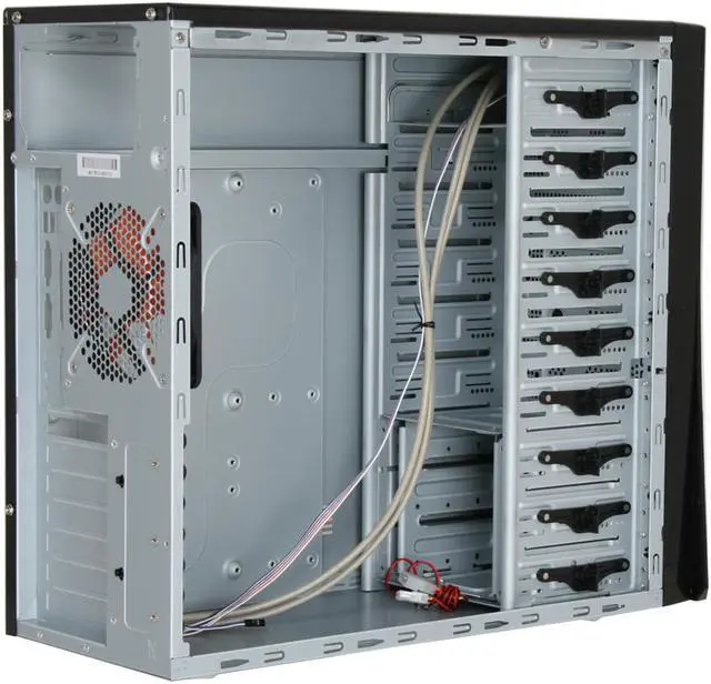 Alt view image 6 of 11 - Thermaltake M9 VI1000BNS Black SECC Steel ATX Mid Tower Computer Case