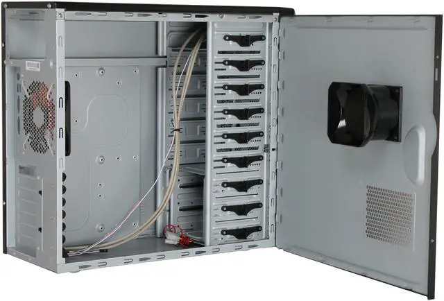 Alt view image 5 of 11 - Thermaltake M9 VI1000BNS Black SECC Steel ATX Mid Tower Computer Case