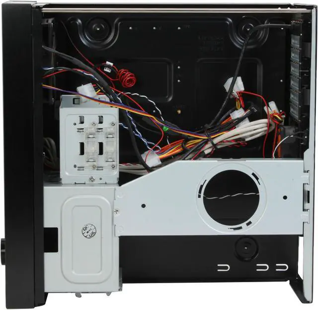 Alt view image 8 of 12 - Thermaltake Black Aluminum / SECC Steel DH102 VH2001BNS ATX Media Center / HTPC Case