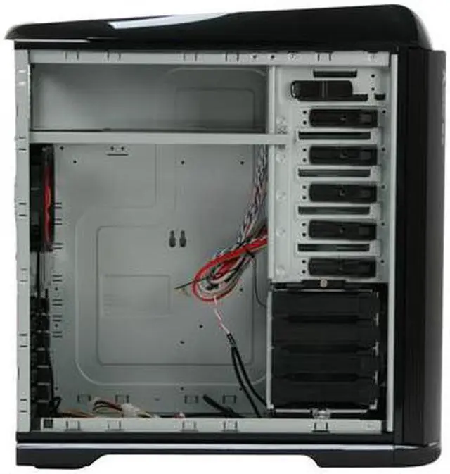 Alt view image 9 of 14 - Thermaltake Armor+MX VH8000BWS Black Aluminum / Steel ATX Mid Tower Computer Case