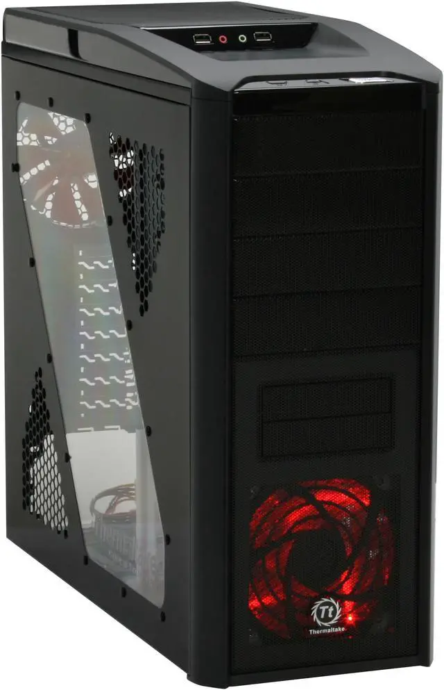 Main image of Thermaltake V9 VJ40001W2Z Black 0.8mm SECC Steel ATX Mid Tower Computer Case