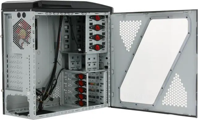 Alt view image 5 of 12 - Thermaltake V9 VJ40001W2Z Black 0.8mm SECC Steel ATX Mid Tower Computer Case