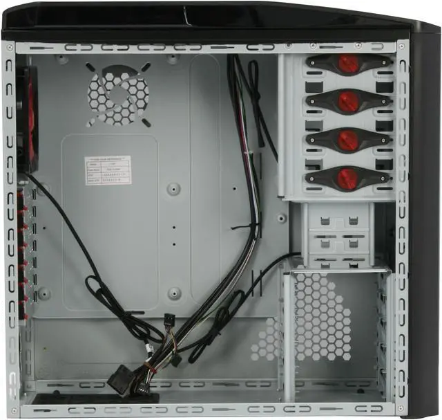 Alt view image 7 of 12 - Thermaltake V9 VJ40001W2Z Black 0.8mm SECC Steel ATX Mid Tower Computer Case